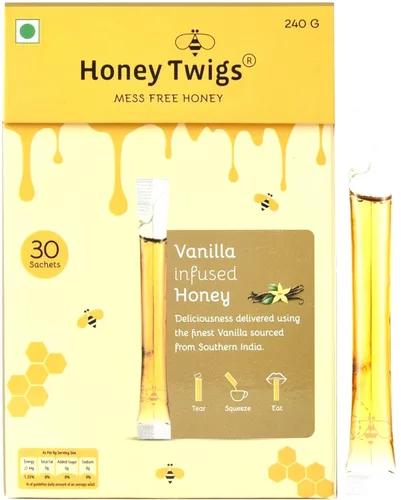 Vista 16 de Honey Twigs Honey Sticks Caja de regalo – 36 pajitas de miel natural de una sola porción – 8.47 onzas por paquete (0.28 oz por palo) Paquete