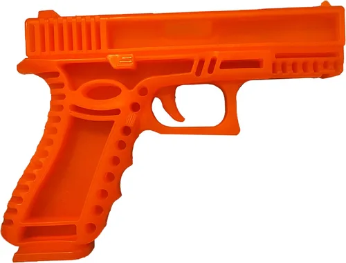 Vista 9 de Pistola de entrenamiento de polímero de plástico duradero, pistola de entrenamiento ligera y realista para taladros de fuego secos seguros