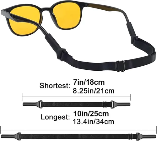 Vista 5 de Glasses Cord Antislip Holder Elastic Strap Eyewears Accessories Adjustable Sunglasses