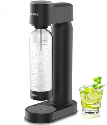 Vista 5 de PHILIPS Botellas de carbonatación, paquete doble de 1 litro, botellas de agua con gas reutilizables para mascotas compatibles
