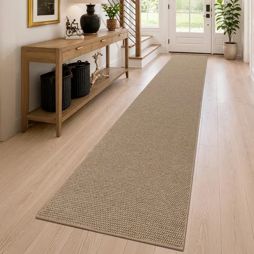 Vista 41 de DEXI Tapete delgado para puerta de entrada interior, 24 x 36 pulgadas Beige