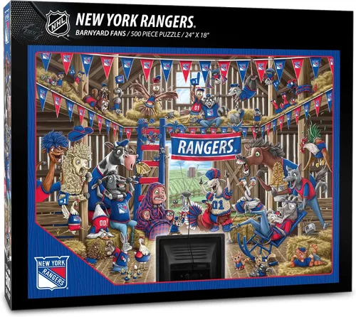 Vista 7 de YouTheFan NHL Barnyard Fans - Rompecabezas de 500 piezas