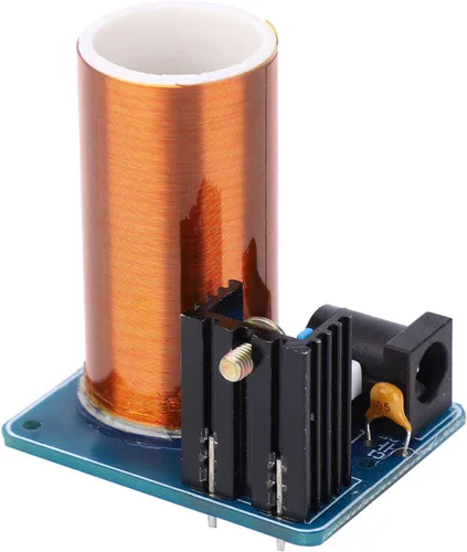Vista 3 de Kit de bobina Tesla, Mini Tesla Coil Remote LED Kit de módulo de chispa Kit de bricolaje electrónico DC 12V (producto terminado)