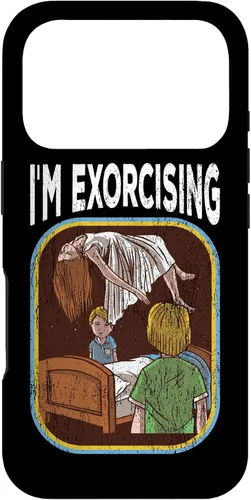 Vista 30 de Funda de nostalgia vintage de película de terror para iPhone 16