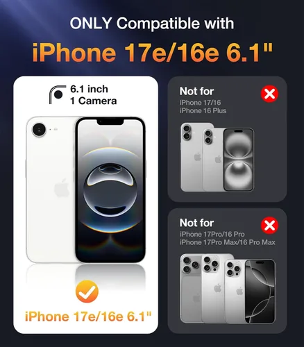 Vista 495 de DIACLARA - Funda transparente compatible con iPhone XR 6.1 pulgadas 2018