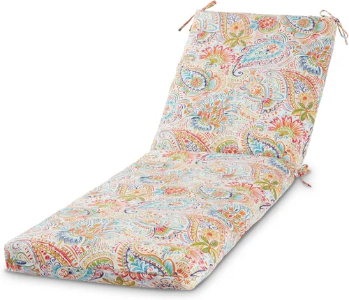 Vista 14 de Cojín reversible para silla de descanso para exteriores, color blanco tropical