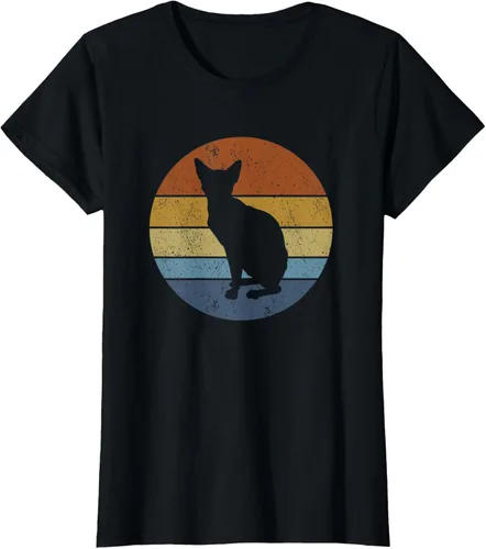 Vista 29 de Sphinx cat lover Sphynx hairless cat breed camiseta naked cat Negro