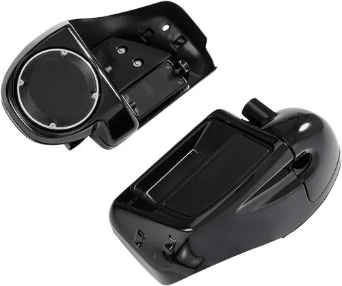 Vista 4 de Green-L Carenado inferior ventilado con caja de altavoces de 6.5 pulgadas para Harley Touring Road King Street Glide Electra Glide Ultra 2014-2024