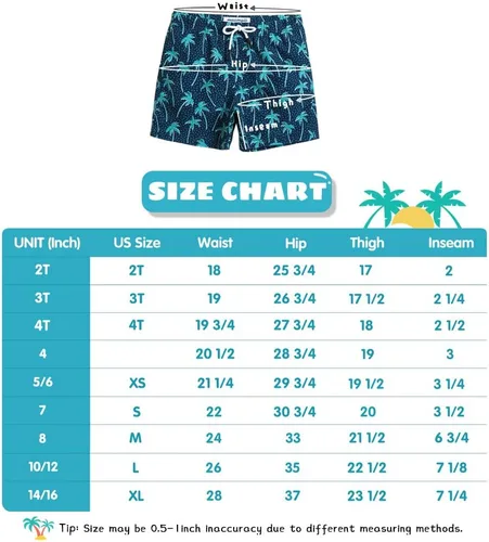 Vista 6 de maamgic - Traje de baño de pantalones cortos, para niños, bebés, niños pequeños