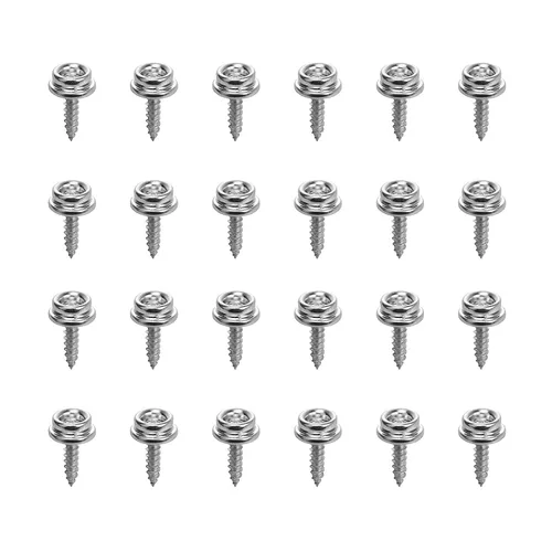 Vista 6 de Broches de acero inoxidable de grado marino, 50 piezas, enchufe de 3/8