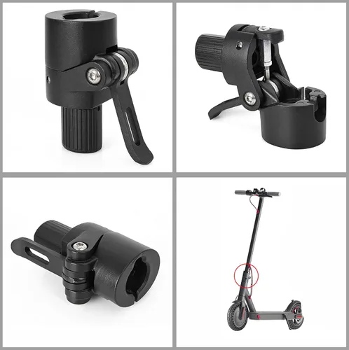 Vista 6 de Piezas de repuesto plegables de la base de poste de la vespa eléctrica compatibles con la vespa de Xiaomi M365/PRO/PRO2/1S