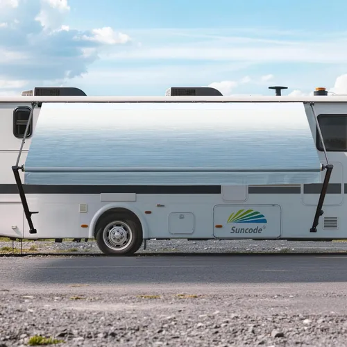 Vista 7 de Suncode tela de repuesto para toldo de autocaravana, vinilo resistente al agua, universal, para cámperes, remolques y toldos de autocaravana