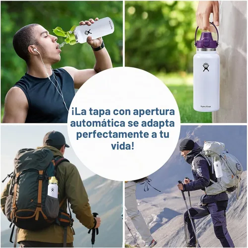 Vista 7 de EIPOSAU Auto Flip Lid for Hydro Flask Wide Mouth, Great Spout Lid for Simple Modern, Fits for Iron Flask and Other Brands, Replacement Lid with