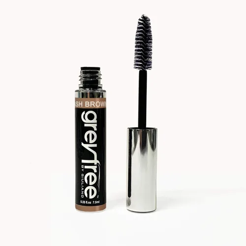 Vista 3 de Máscara de cabello para retoque de raíces para cabello gris, corrector de línea capilar de precisión para cejas y barba, paquete de 2 (marrón ceniza)