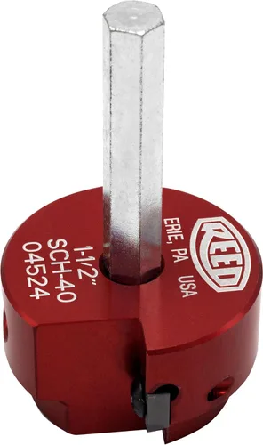 Vista 3 de Reed Herramienta PPR75 Clean Ream Extreme con eje hexagonal de 1/4 pulgadas, cabeza de aluminio de 3/4 pulgadas
