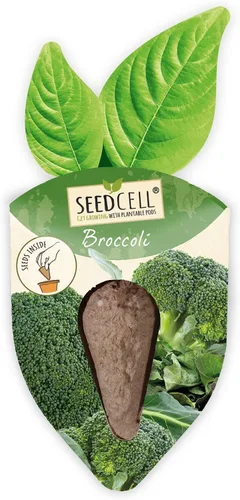 Vista 3 de Kit de vainas de semillas VegTrug - Parche de vegetales, semillas no transgénicas con vainas de semillas completamente biodegradables, contiene