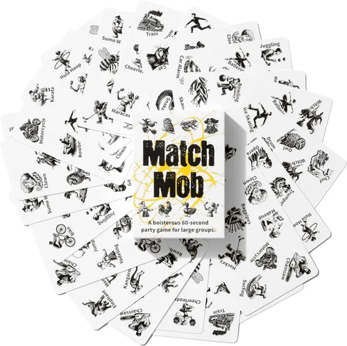 Vista 6 de Match Mob - Juego de fiesta de ritmo rápido para grupos grandes - Divertido juego de 1 minuto con movimiento para adultos, adolescentes y niños