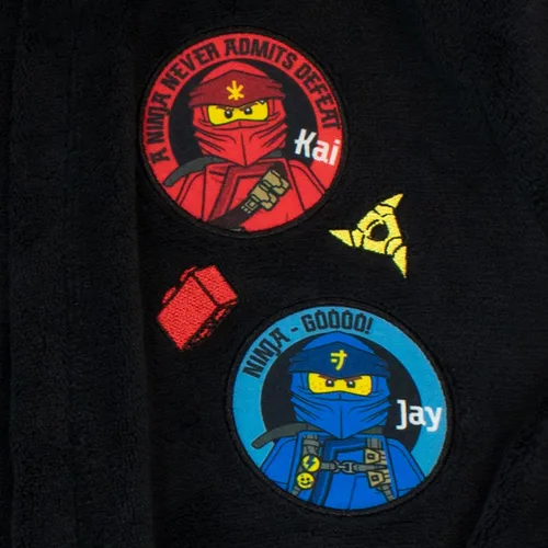 Vista 3 de LEGO Bata Ninjago para Niño, Negro