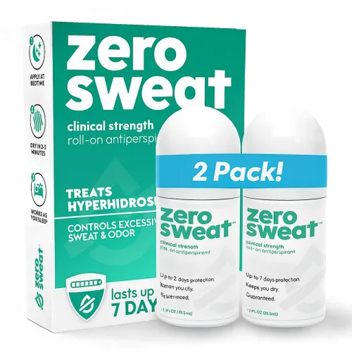 Vista 9 de ZeroSweat Desodorante antitranspirante Tratamiento de hiperhidrosis de resistencia clínica - Reduce la sudoración de las axilas 35.5 ml (1 paquete)