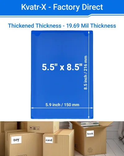 Vista 80 de 30 PCS Clear Self Adhesive Plastic Label Pockets, Top Loading Business & Library Index Card Holders, Peel and Stick Sleeves for Storage Bins, Totes