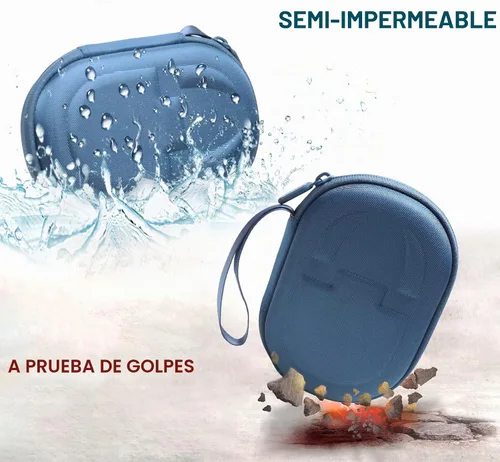 Vista 6 de LTGEM - Funda compatible con altavoz Bluetooth JBL Clip 4/5 Ultra portátil, impermeable, a prueba de polvo, color azul Estuche de viaje duro