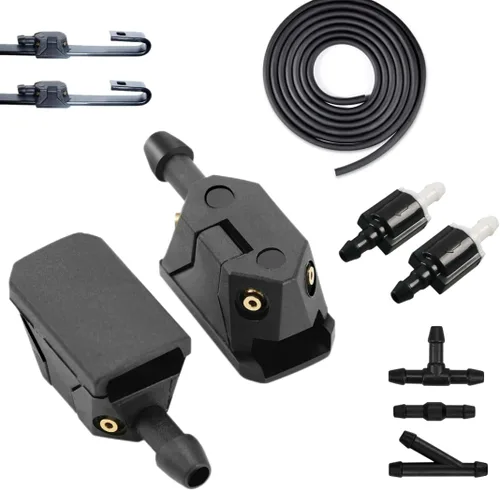 Vista 10 de Boquillas ajustables de 3 vías para reemplazo del limpiaparabrisas para Peterbilt, Dodge Sprinter, Ford Transit, Freightliner, VW Crafter