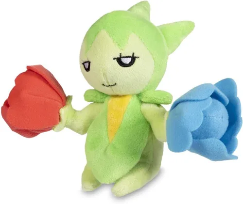 Vista 2 de Pokemon Center: Sitting Cuties: Roselia Plush # 315 - Generación 3-6 pulgadas