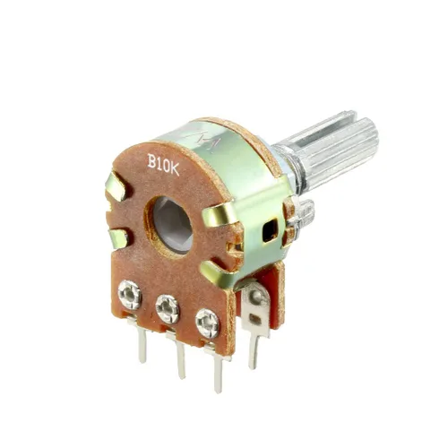 Vista 3 de uxcell WH148 10K Ohm resistencias variables Potenciómetro cónico de película de carbono rotatorio dual 5pcs
