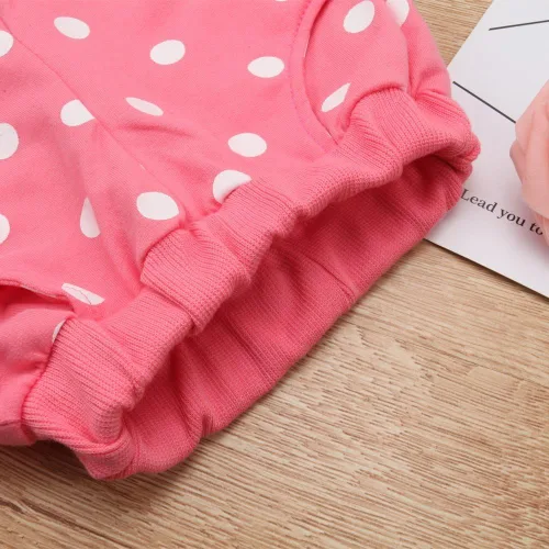 Vista 5 de Conjunto de ropa de bebé niña de 2 piezas de camiseta de manga larga pantalones