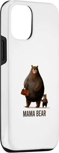 Vista 3 de Funda para iPhone 14 mama bear