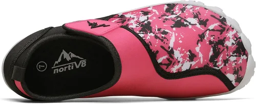 Vista 2 de NORTIV 8 Women's Quick Dry Water Shoes Barefoot Outdoor Sports Aqua Beach Pool Swim Surf Shoes