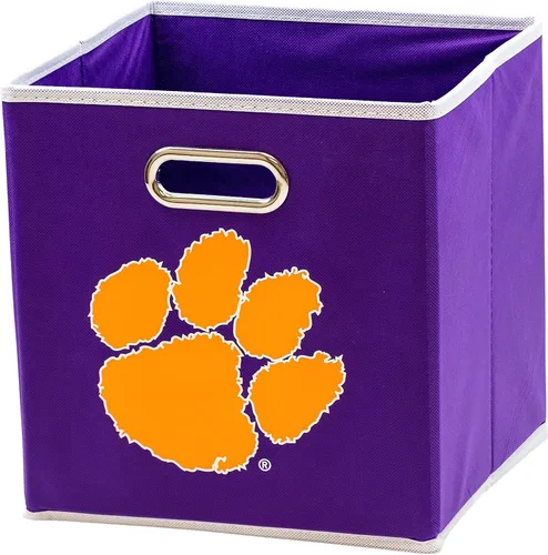Vista 38 de Franklin Sports Cubos de almacenamiento de tela del equipo universitario de la NCAA hechos para adaptarse a organizadores de almacenamiento