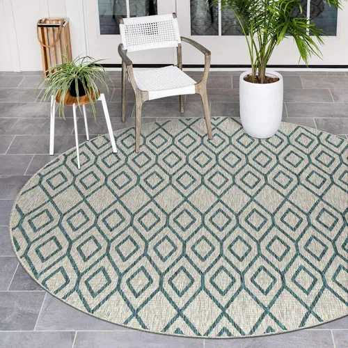 Vista 27 de Jill Zarin Outdoor Collection - Alfombra de área - Turcas y Caicos (2' 2" x 3' 1" Rectángulo Beige/Marrón)