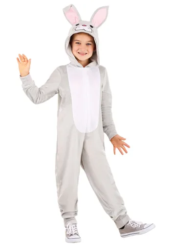 Vista 3 de Pijama Enterizo de Niños Conejito Divertido Multicolor