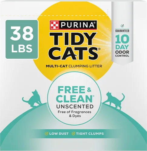 Vista 10 de Purina Tidy Cats Arena aglutinante para gatos sin perfume y limpia, bolsa