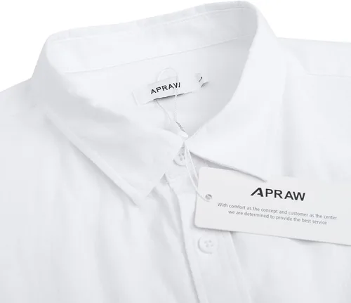 Vista 4 de Camisas de lino con botones para hombre, manga larga, para verano, playa, casual, ajuste regular