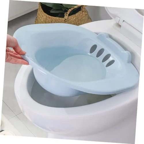 Vista 6 de Bidé plegable inodoro asiento de baño para hemorroides bañera Sitz Baño Cuenco posoperatorio Cuenca de tocador con lavabo Sitz Baño para cuidado