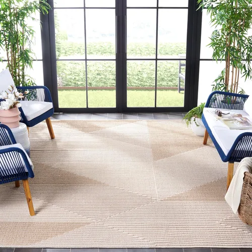 Vista 17 de SAFAVIEH Global Collection - Alfombra de pasillo, 2 pies 2 pulgadas x 8 pies, diseño beige y marfil, no desprende pelusa y de fácil cuidado