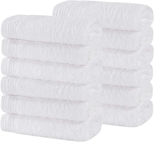 Vista 49 de Superior Rayon - Juego de toallas de 12 piezas de mezcla de bambú, de secado rápido, artículos esenciales para el baño, ducha, spa, toallas