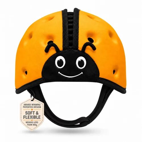 Vista 18 de SafeheadBABY Casco protector de cabeza de bebé suave para gatear y caminar de 7 a 24 meses - Casco de seguridad infantil ultraligero y transpirable