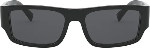 Vista 3 de Versace Gafas de sol para hombre marco negro lentes gris oscuro 2205in
