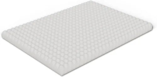 Vista 12 de Spring Coil, Toppers de espuma viscoelástica de gel contorneado de 1 pulgada para mayor comodidad y apoyo, individual, azul