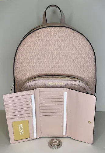 Vista 3 de MICHAEL Michael Kors Jaycee - Mochila grande con bolsillo con cremallera y gancho grande para cartera triple