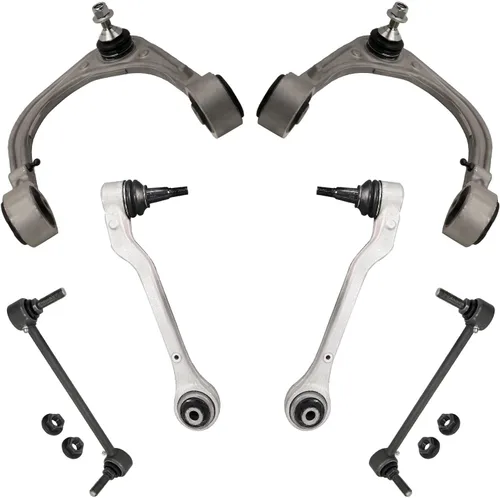 Vista 55 de Detroit Axle - Kit de brazos de control delantero para Chevy Silverado 1500 GMC Sierra 1500 GMC Sierra 1500 Avalanche Yukon Tahoe Escalade ESV EXT