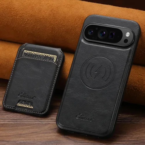 Vista 6 de PASNEW Funda para Pixel 9 Pro XL, Cartera de Cuero Premium con Soporte para Tarjetas [3 Tarjetas] con Soporte Plegable y Cubierta Magnética