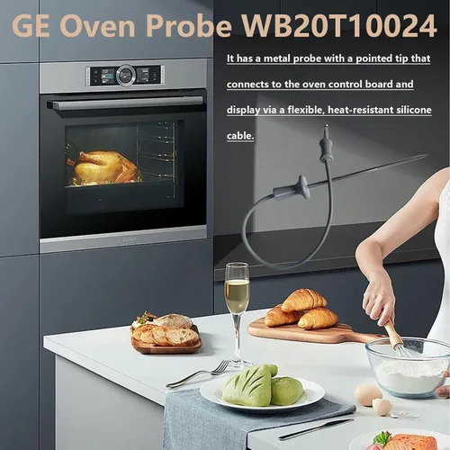 Vista 6 de Sonda de carne para horno GE WB20T10024 de repuesto OEM Ajuste directo