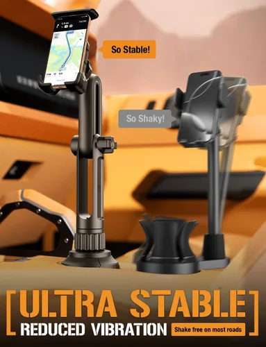 Vista 5 de ToughTested Talon Boom 2.0 - Soporte para tablet para automóvil, soporte de iPad resistente para camión, RV, soporte de teléfono ajustable, brazo