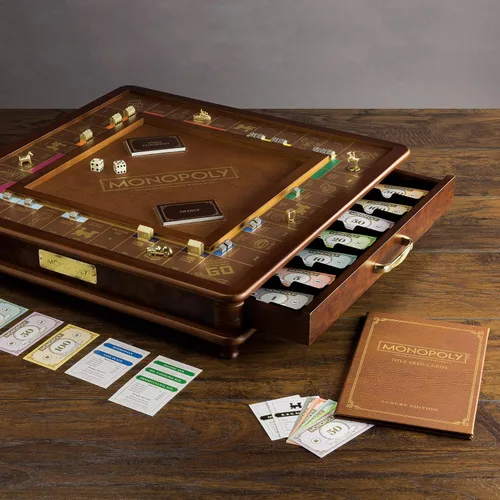 Vista 4 de Juego de mesa Monopoly en madera, de Winning Solutions