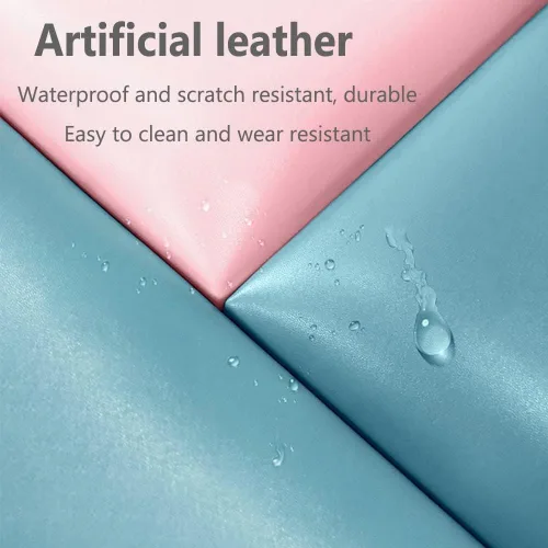Vista 5 de Pegatinas de pared anticolisión para niños, con forma de lápiz PU autoadhesivo, dormitorio Tatami 3D Soft Bag paneles de pared