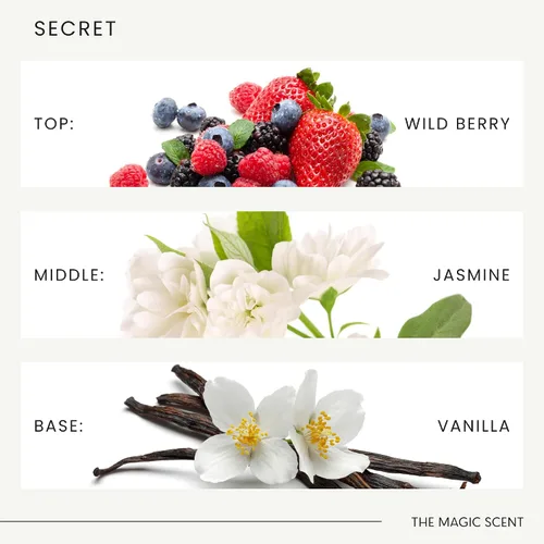 Vista 6 de The Magic Scent Secret - Aceite difusor ultrasónico y de aire frío para difusor, aceites esenciales para difusores de aromaterapia, aceite de rosa